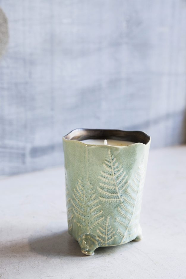 The Fern Candle Green Large