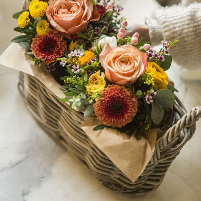 Secret Garden Floral Basket