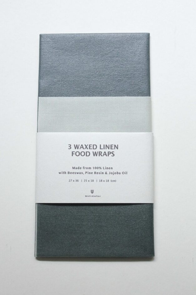 Waxed Linen Food Wraps Indigo
