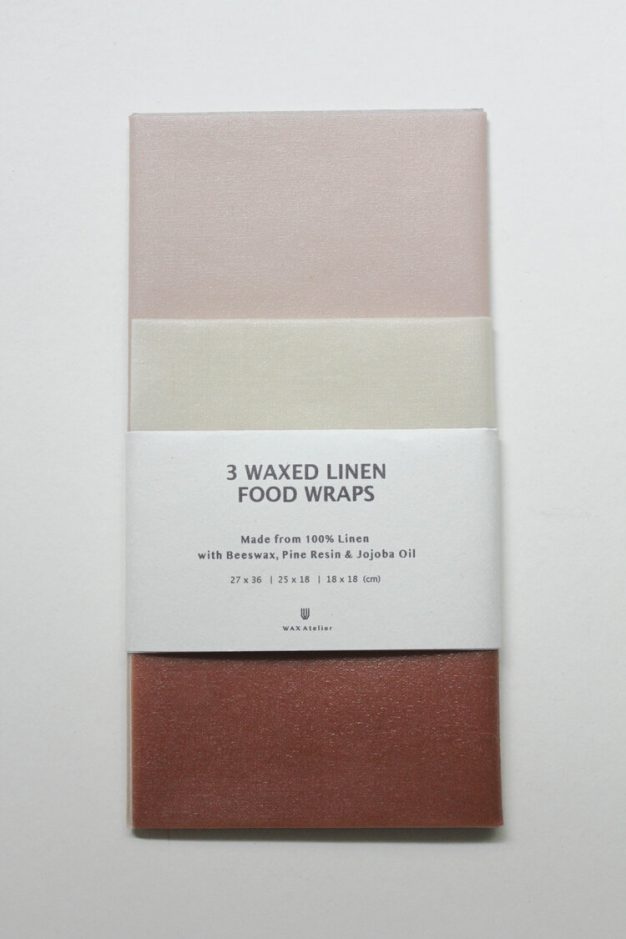 Waxed Linen Food Wraps Madder