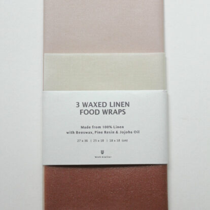Waxed Linen Food Wraps Madder