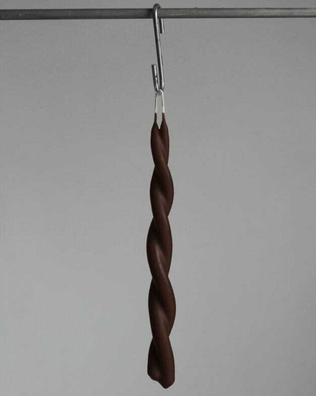 Wax Atelier Bitter Chocolate Twisted Candle